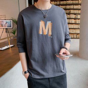 Loose inner base shirt long-sleeved t-shirt men